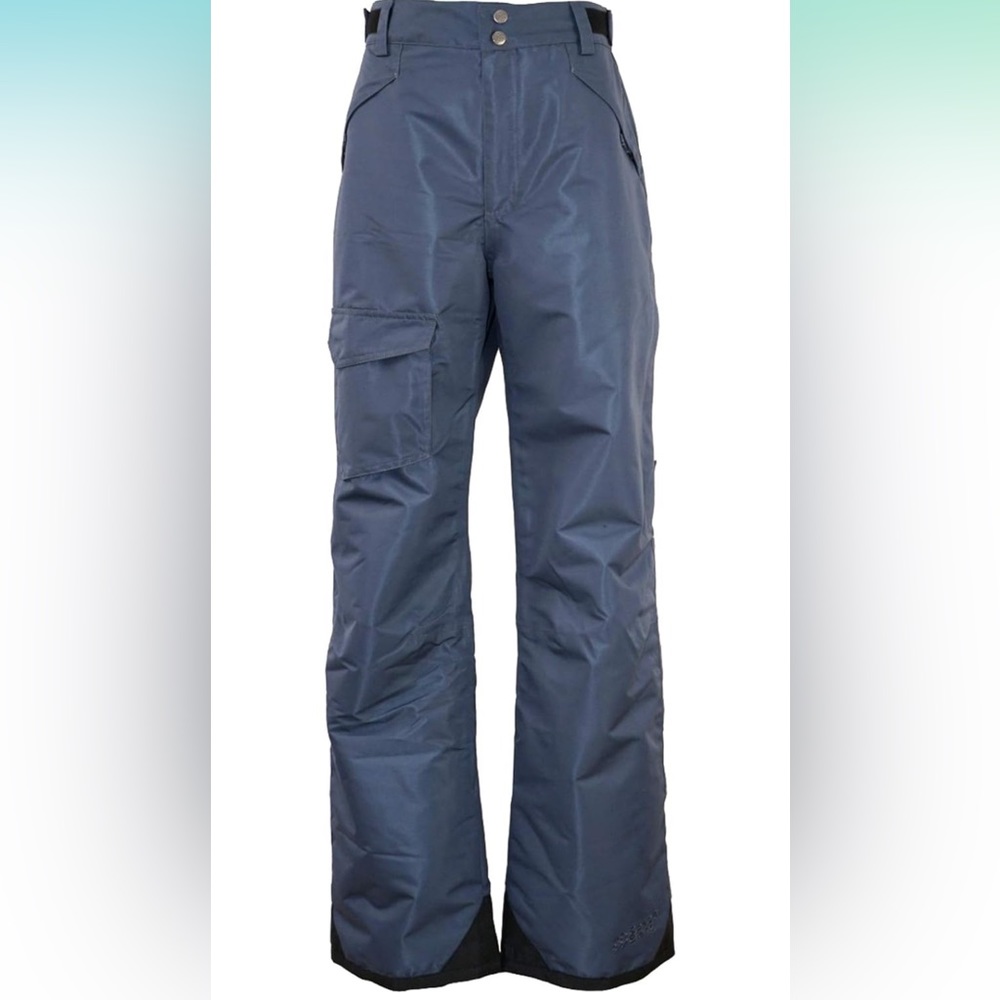 Special Blend | Mens Anti-Gravity Snowboard/Ski Pants (Steel Blue, Large)